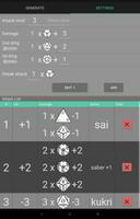 Dice attack calculator