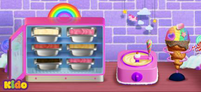 Ice Cream Making Game For Kids