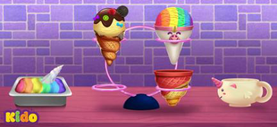 Ice Cream Making Game For Kids