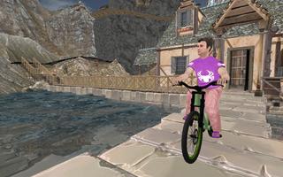 Mountain Bicycle Rider Stunts