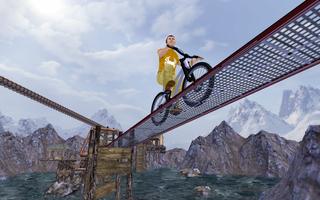 Mountain Bicycle Rider Stunts