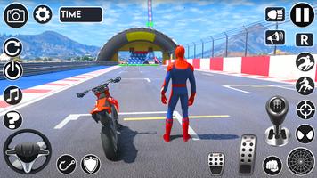 Superhero Tricky Bike Stunt