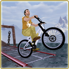 Mountain Bicycle Rider Stunts