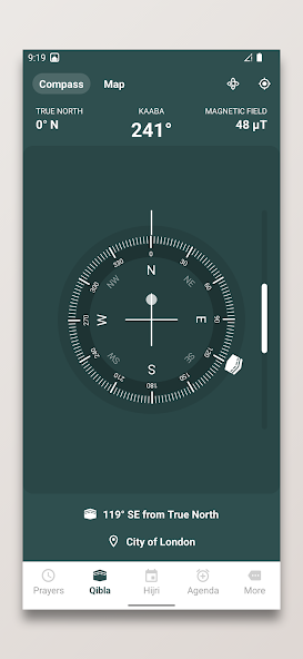 Prayer Times and Qibla Mod