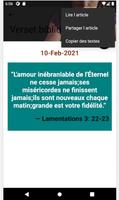 Verset biblique - Quotidien