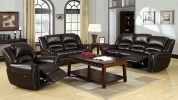 Leather Sofa Set