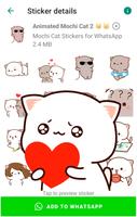 Animated Mochi Cat Stickers