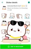 Animated Mochi Cat Stickers