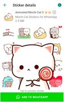 Animated Mochi Cat Stickers