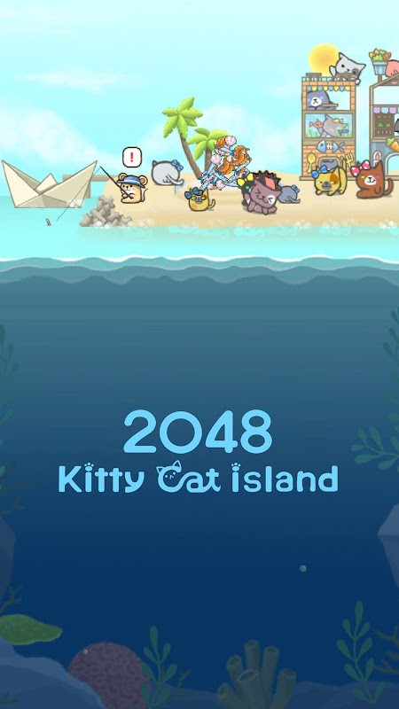 2048 Kitty Cat Island