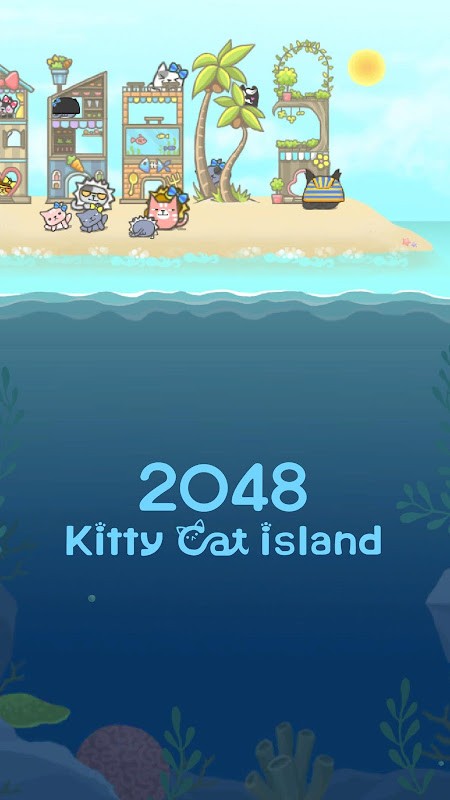 2048 Kitty Cat Island