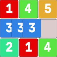 Merge Numbers. Block Puzzle.