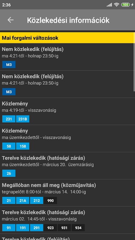 Megállóhelyi Menetrend