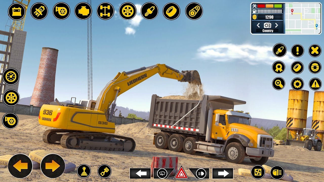 3D City Road Construction Game