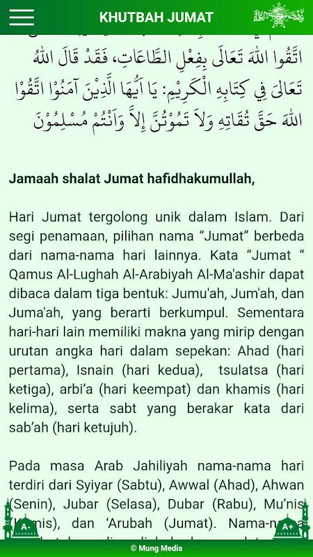 Khutbah Jumat NU