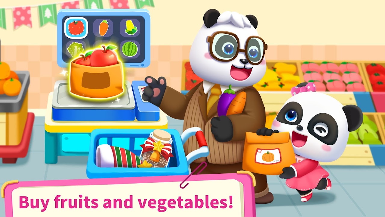 Baby Panda's Supermarket