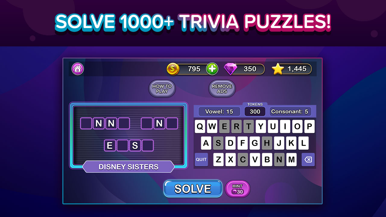 Trivia Puzzle Fortune Word Fun