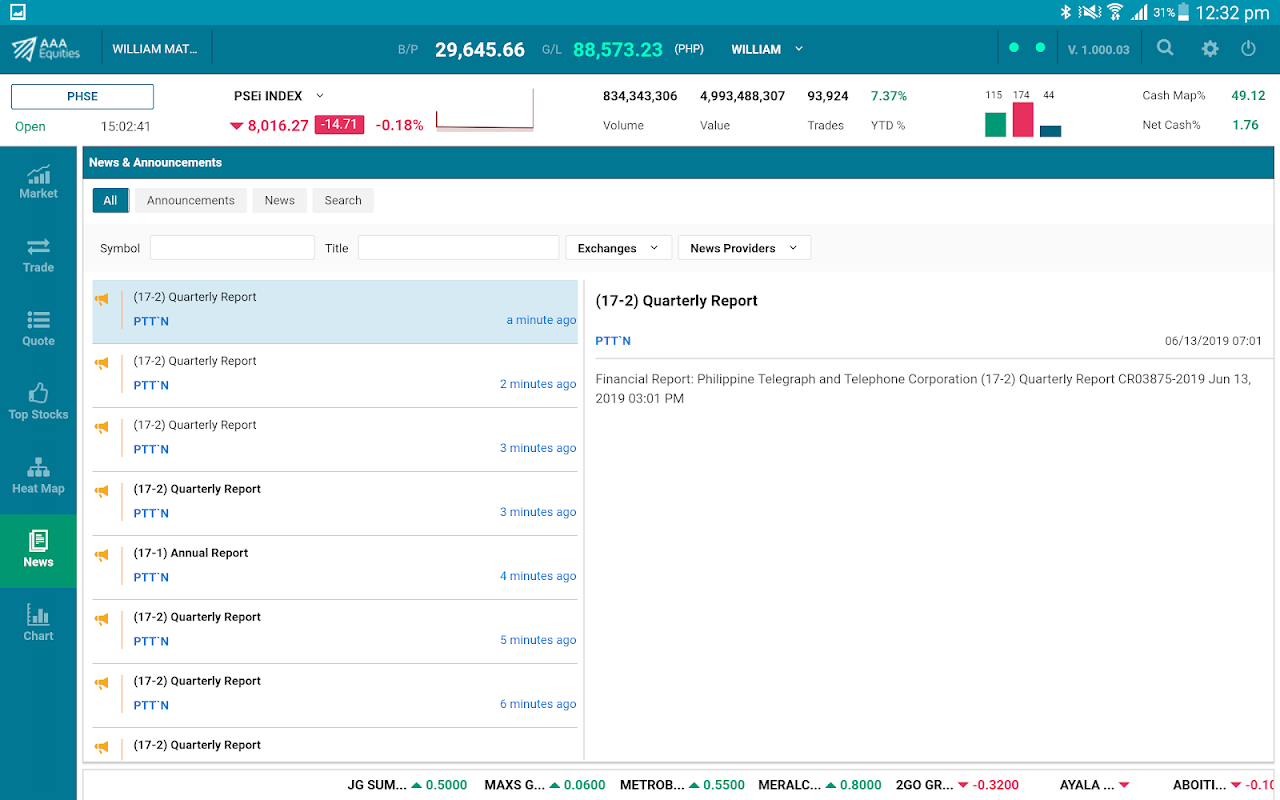 AAA Equities Tablet